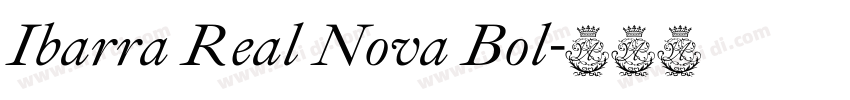 Ibarra Real Nova Bol字体转换